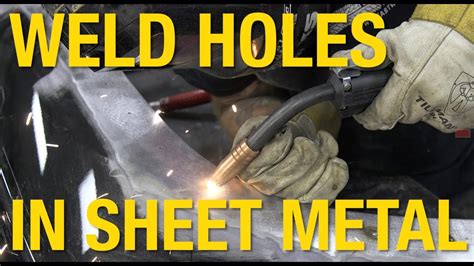 hiw to weld sheet metal with a mig welder|welding 16 gauge sheet metal.